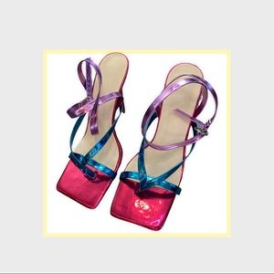 Scrappy Color Block Sandals